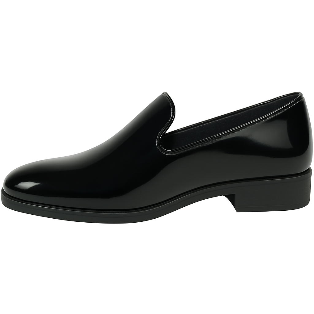 Vangelo Men's Black Patent Lofers