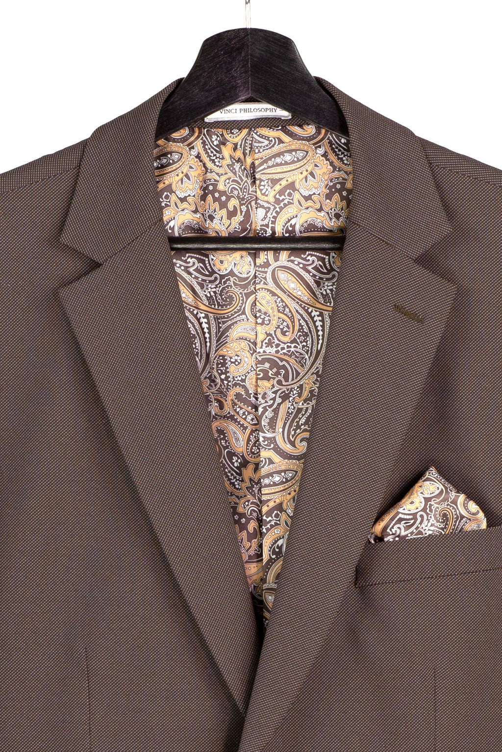 MV2K-3 Modern Fit Vested Suit – 3-Piece Peak Lapel Suit | Vinci Menswear