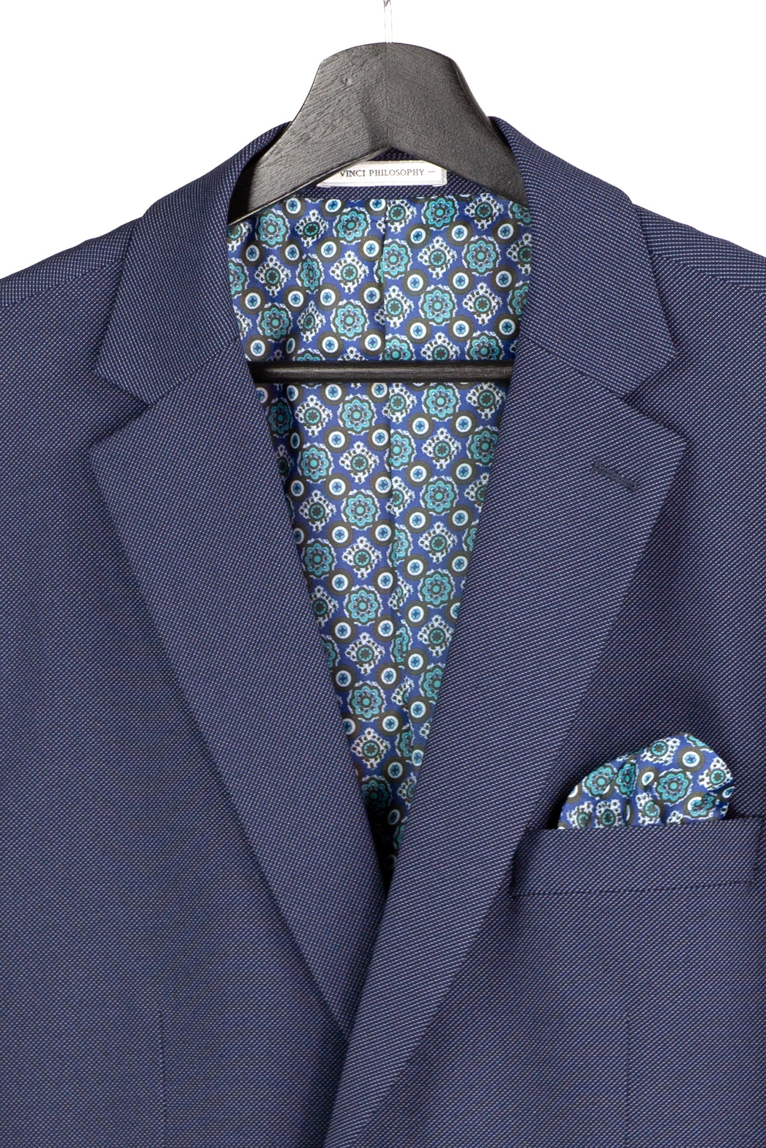 MV2K-3 Modern Fit Vested Suit – 3-Piece Peak Lapel Suit | Vinci Menswear
